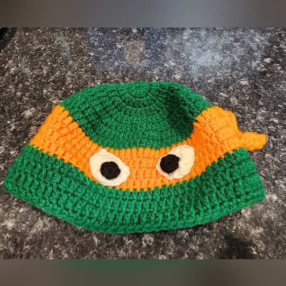 TMNT Teenage Mutant Ninja Turtles Crochet Beanie Hat Toboggan Winter Warm‎ C13 - Picture 1 of 4